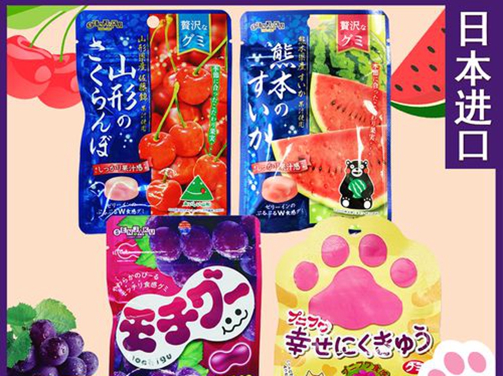 日本食品糖果進口報關(guān)資料