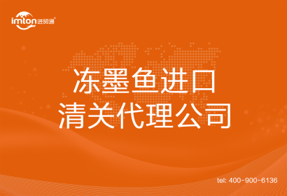凍墨魚進口清關(guān)代理公司